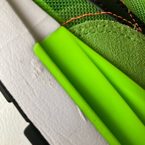 Mens Size 9 Nike Waffle One Electric Green Running Shoes. - Picture 4 of 9